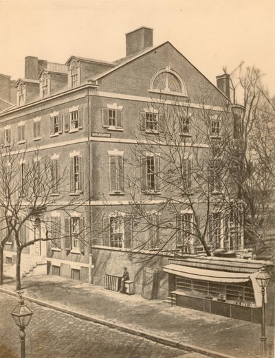 Pierce Butler Mansion, 8th and Chestnut Streets by American Photographer